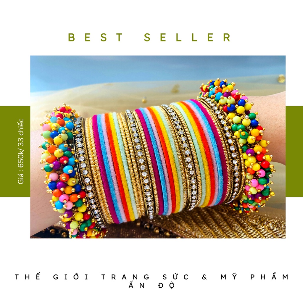 Voòn Tay Ấn Độ - Set 33 chiếc