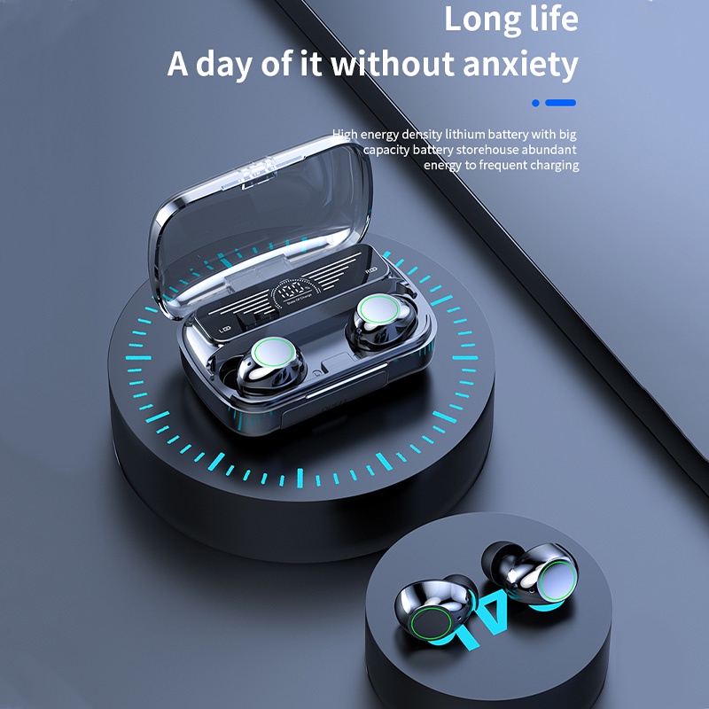 Tai Nghe Nhét Tai Không Dây Bluetooth Kỹ Thuật Số Kèm Hộp Sạc BQ10 TWS