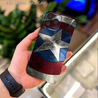 Miếng Dán Iphone, Dán Skin In Hình Captain, hình Avenger Cực Chất