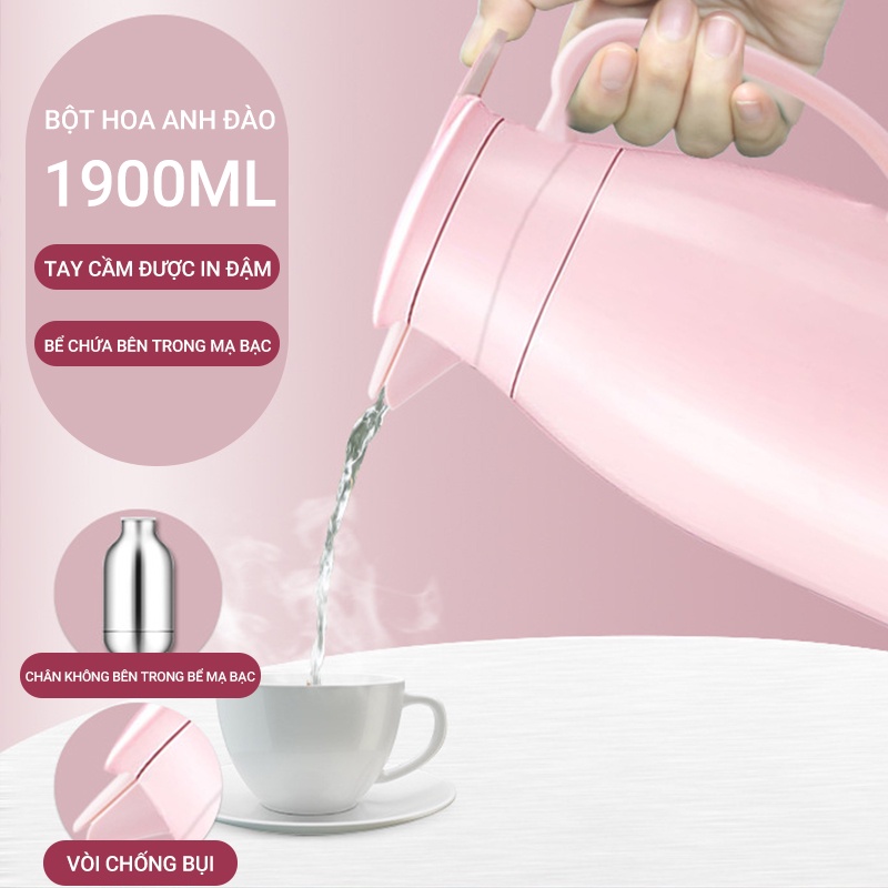 Bình Nước Giữ Nhiệt Dung Tích 1.9L
