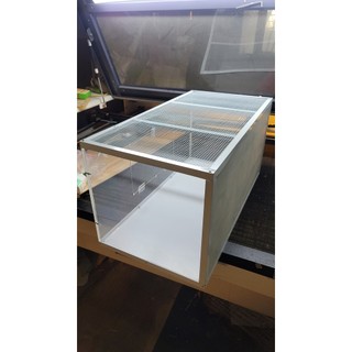 (Ship toàn quốc) Lồng hamster mica size đại 80x40x40cm