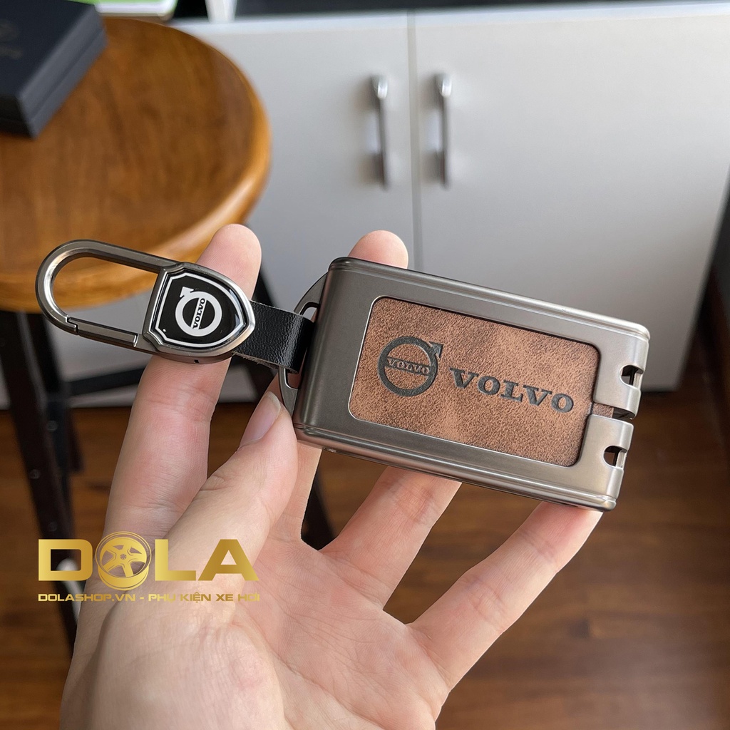 Vỏ ốp khoá xe hơi - Bọc chìa smartkey ô tô Volvo XC90, XC60, XC40, V90, S90, S60