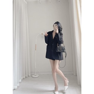 Áo blazer cúc xẻ sau by Samhyewear