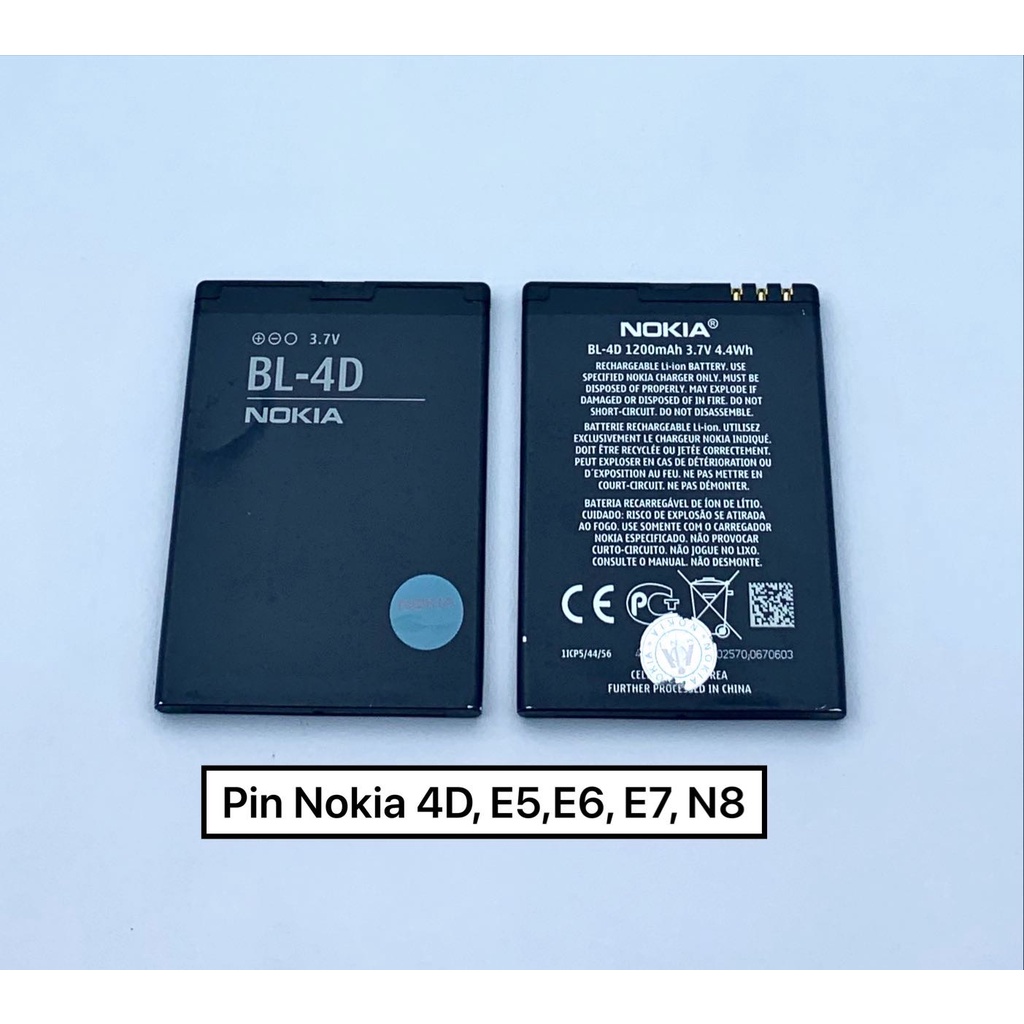 Pin Nokia 4D, E5, E6, E7, N8, N97 Mini