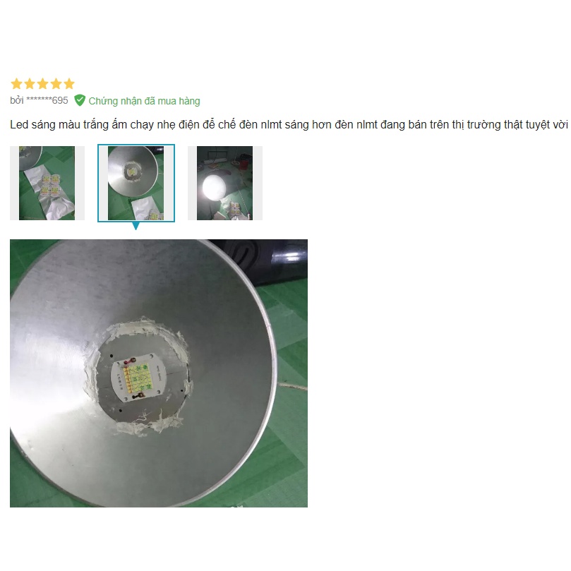 Chip LED DC đèn năng lượng mặt trời Chip LED 3V 50W SMD 3030 siêu sáng ánh sáng trắng