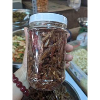 Cá cơm rim mắm tỏi ớt kho quẹt 300gr