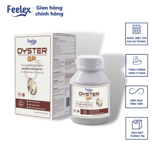Tinh chất hàu biển Feelex Oyster GP tăng cường sinh lý nam giới hộp 60v