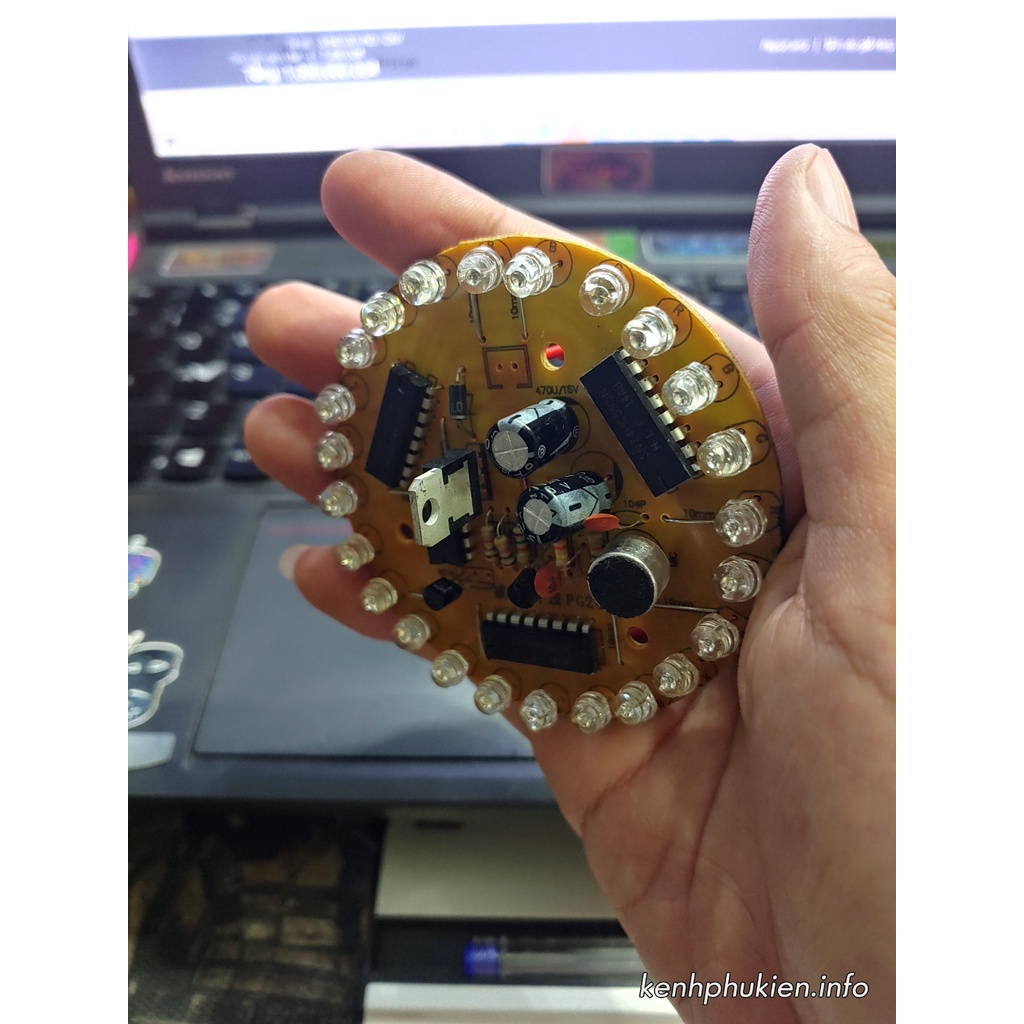 Mạch led đèn chớp nhiều màu theo nhạc