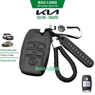 (Xả kho) Bao da chìa khóa xe ô tô KIA SELTOS, KIA CERATO 2018