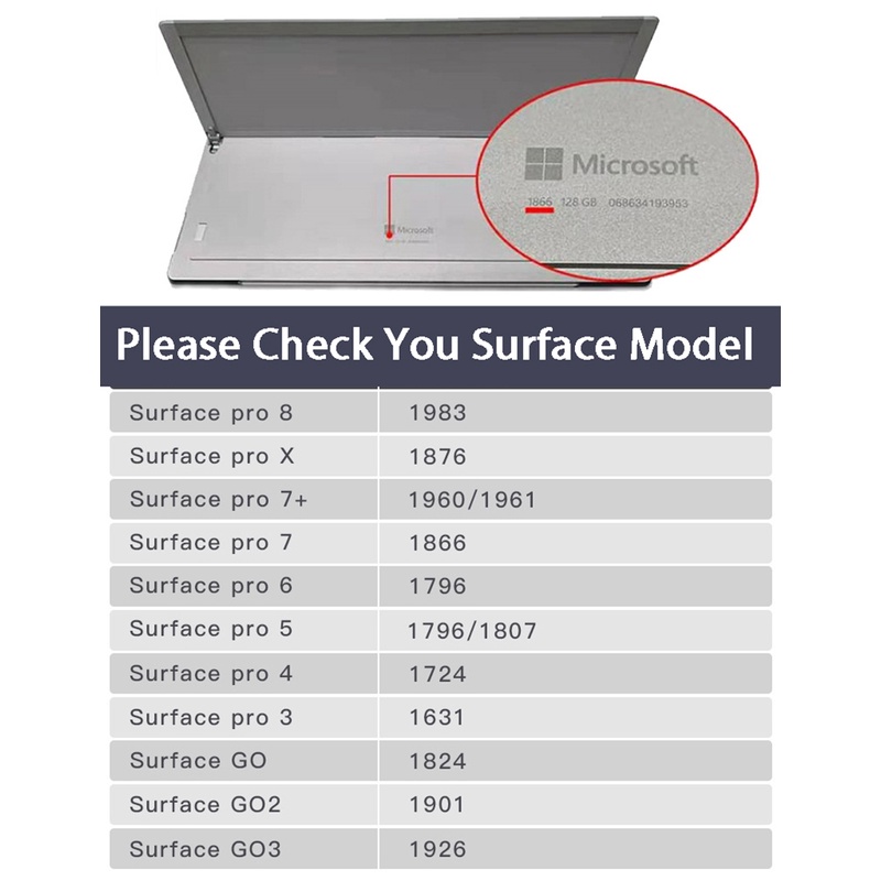 Miếng Dán Bảo Vệ Màn Hình Từ Tính Chống Lóa Cho Microsoft Surface Pro & Surface Go