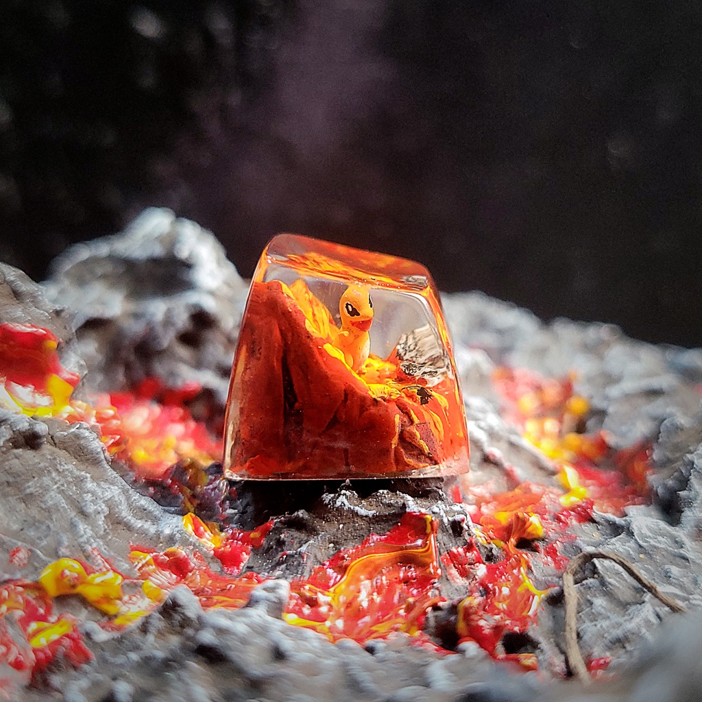 Keycap Charmander - Keycap Pokemon - keycap anime