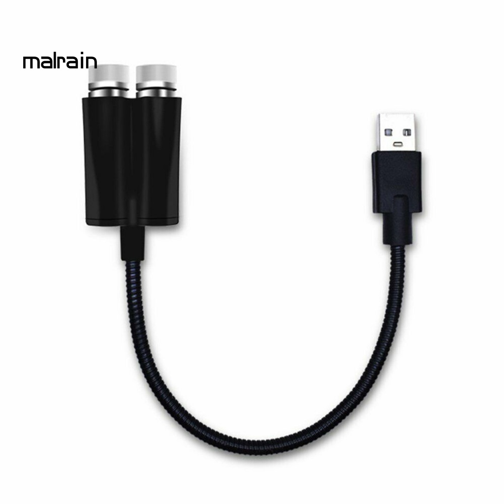 Đèn LED USB Mini Tự Động Tiết Kiệm Năng Lượng Họa Tiết Bầu Trời Đầy Sao Trang Trí Xe Hơi