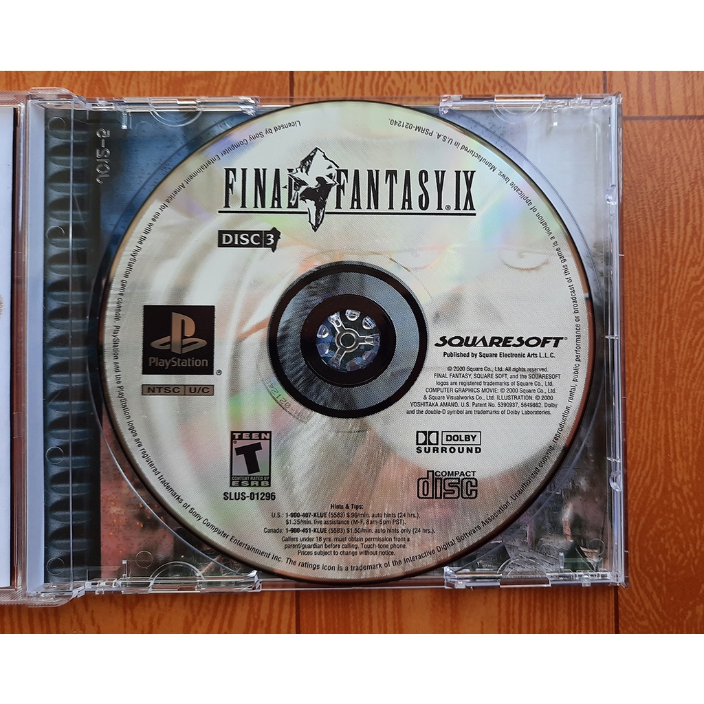 Game ps1 Final fantasy IX no brand