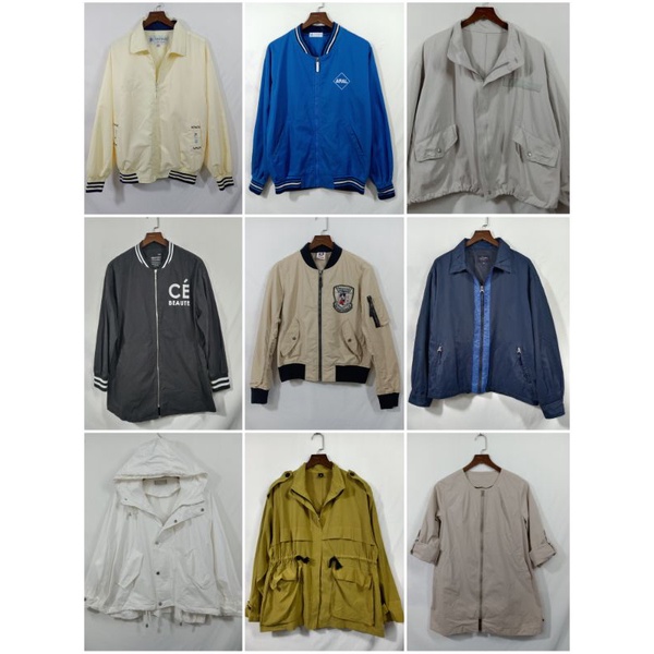 Khoác gió, Bomber , Jacket và măng tô 2hand Hàn Quốc