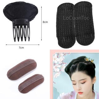 Dụng cụ kẹp phồng tóc mái xược độn nâu đen