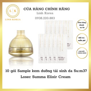 combo 10 gói kem dưỡng losec su:m37 tái sinh