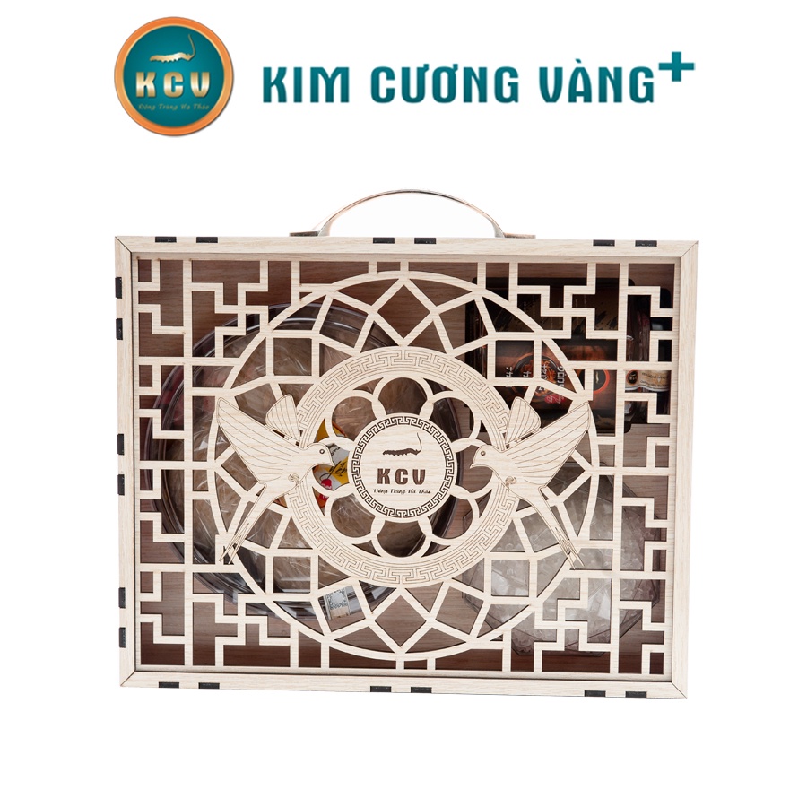 Tổ Yến Sào Dưỡng Da Chống Lão Hóa Kim Cương Vàng Hộp 50Gr