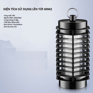 Đèn Bắt Muỗi Con Dơi - Máy Bắt Muỗi Đen Có Cổng USB