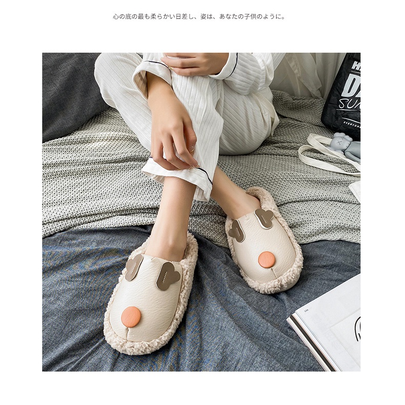 💥HOT SALE🎅💥CHZK Giáng sinh dễ thương trong nhà bông dép, đôi dép, dép nữ