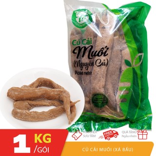 1Kg củ cải muối cải xá bấu loại nguyên củ