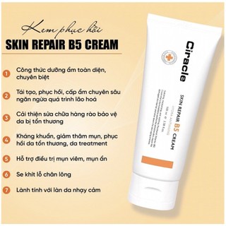 Cấp ẩm hồi phục da Ciracle B5 Serum/Cream