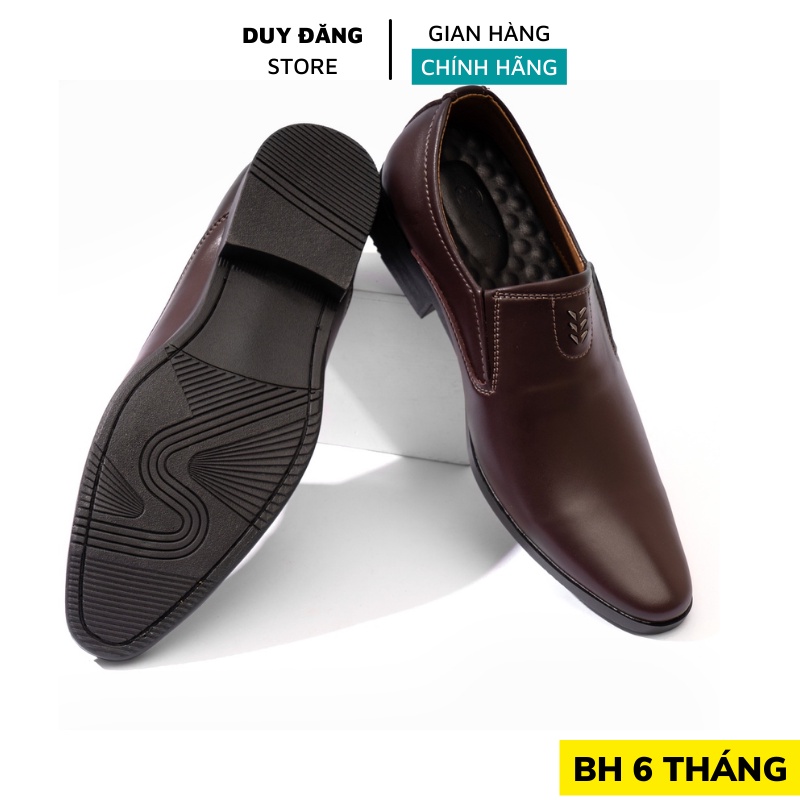 Giày tây nam công sở, giày tây nam tăng chiều cao đế cao su chống trơn GD3