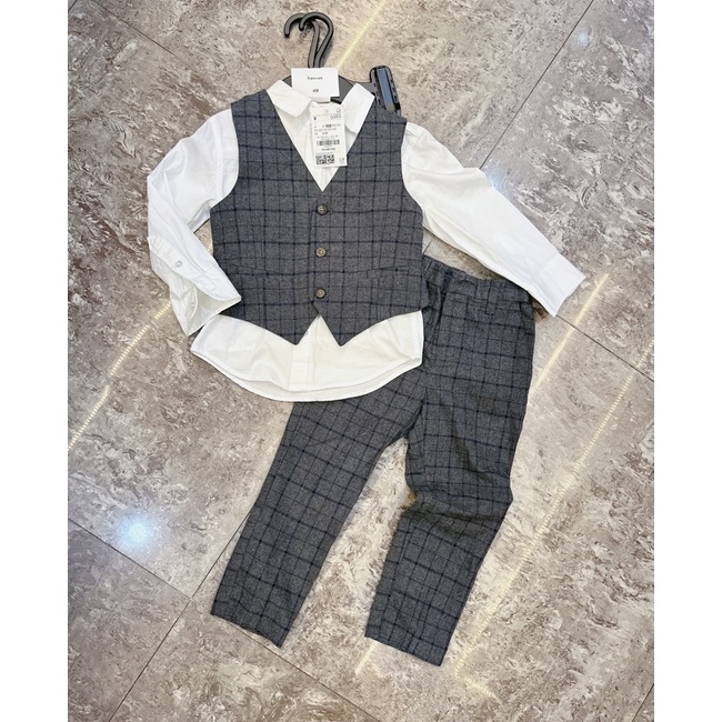 Set công tử cho bé trai lớn H&M auth