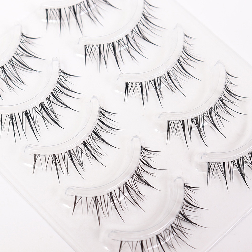 Lông Mi Giả Màu Đen Siêu Mỏng Thoải Mái Tự Nhiên Phong Cách Hàn Quốc Cho Nữ