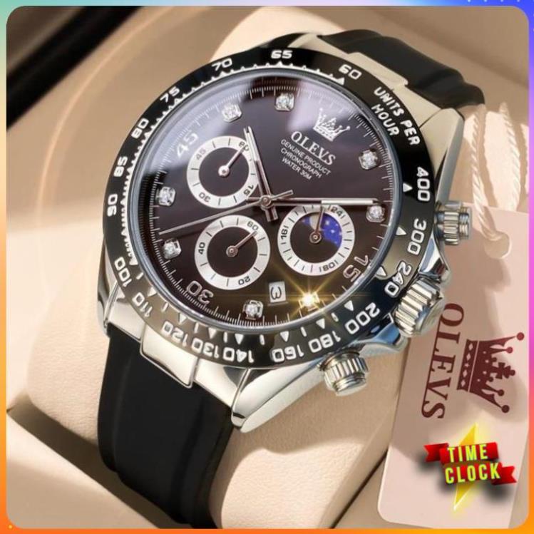 Đồng hồ nam chính hãng Olevs 2875 phát sáng chống nước Rolex bảo hành 12 tháng