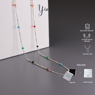 Dây chuyền bạc nữ yinbe silver dây chuyền cầu vồng iu bạc 925 yn031
