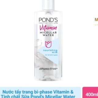 Nước tẩy trang Vitamin Pond's Micellar 400ml