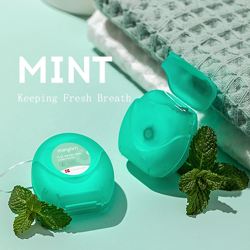 MEYARN Chỉ nha khoa chăm sóc răng miệng mạnh mẽ 50 mét có thể rút di động