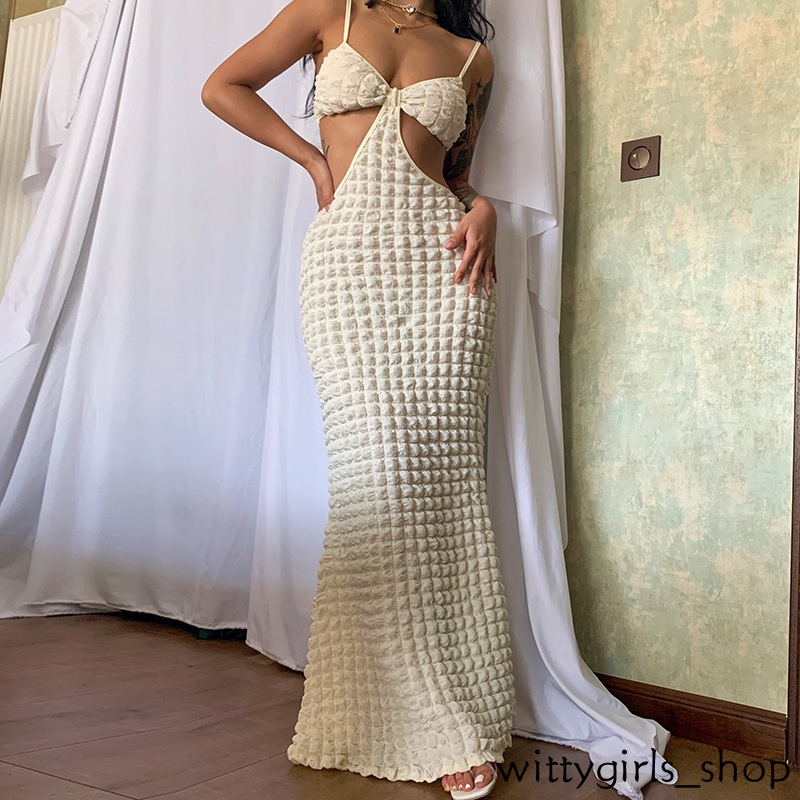 Wittygirls-quần Lót Khoét Rỗng Màu Trơn Thanh Lịch Thời Trang Dành Cho Nữ