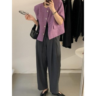 Áo Blazer ngắn tay dáng Hàn