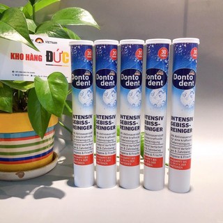 Viên nén làm sạch răng giả dontodent, 30 viên, hàng đức nội địa