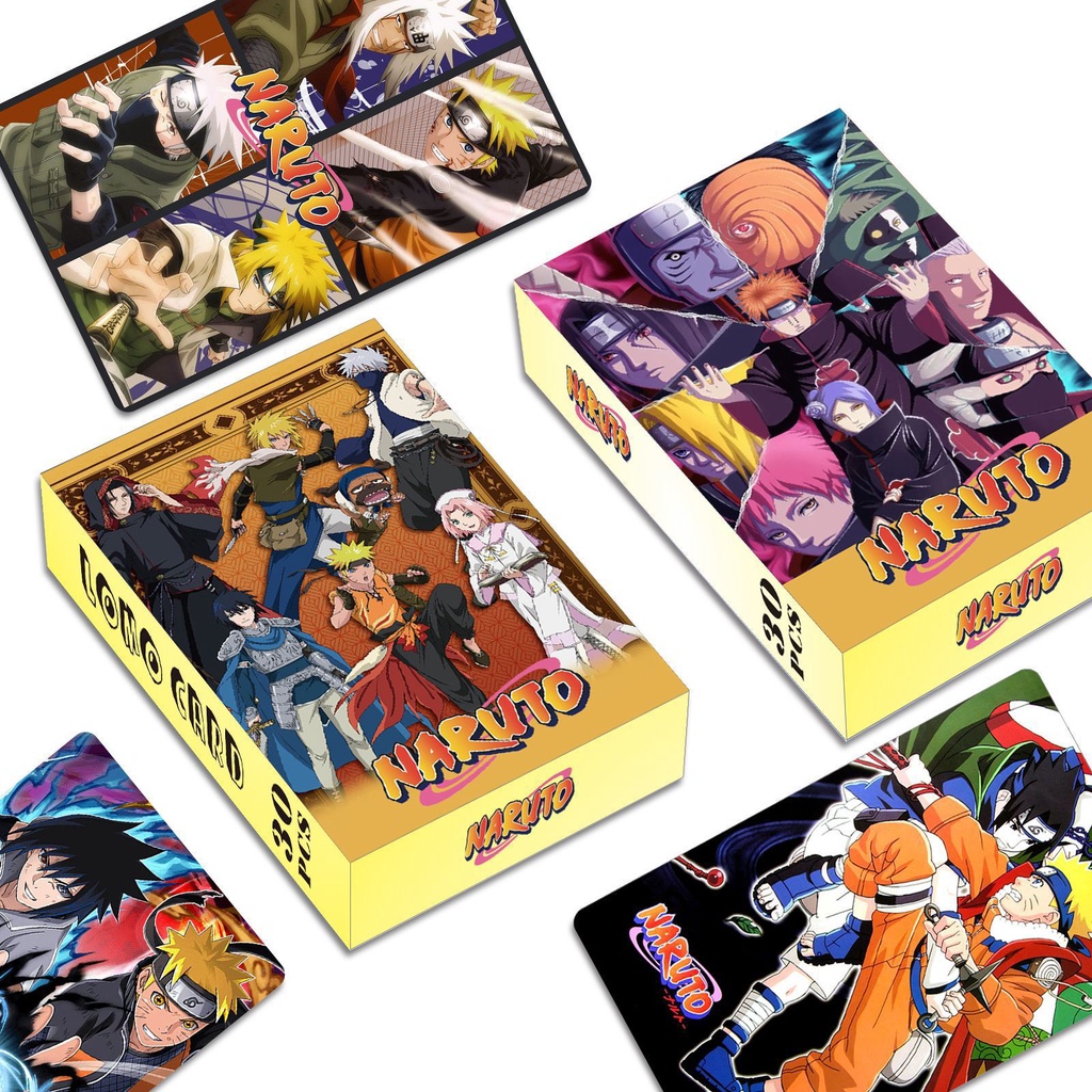 2022 Naruto Lomo Card Double-sided Color Printing Photocard Postcard 30pcs/box