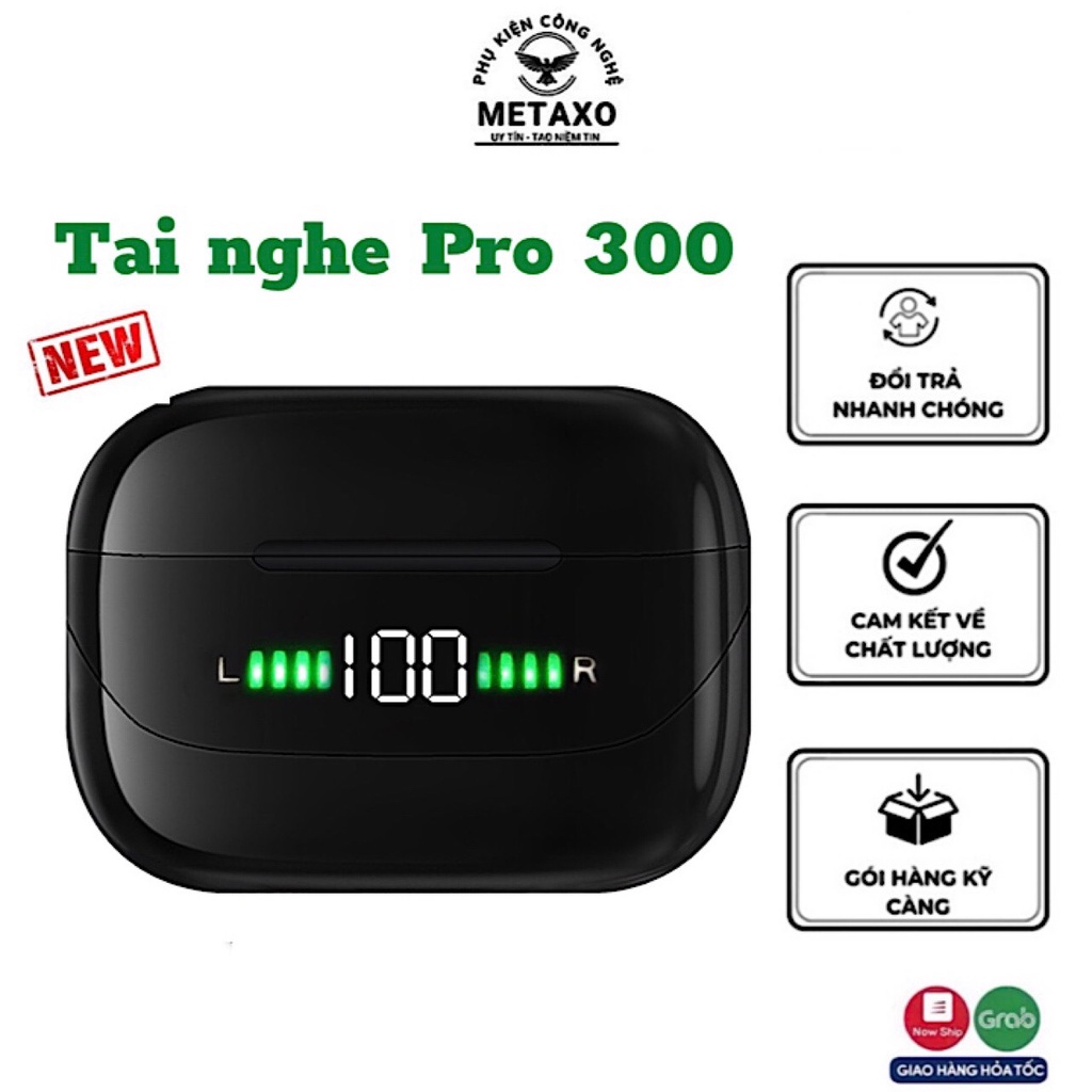 Tai Nghe Nhét Tai Pro300 Bluetooth Chống Ồn Hiển Thị Kỹ Thuật Số Âm Thanh Nổi Với Màn Hình Kỹ Thuật Số