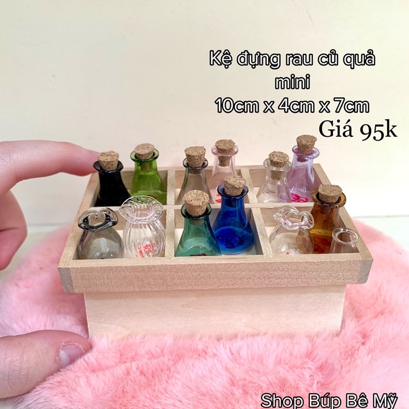 Link đồ gỗ cho nhà búp bê, trang trí nhà búp bê miniature, giường búp bê,