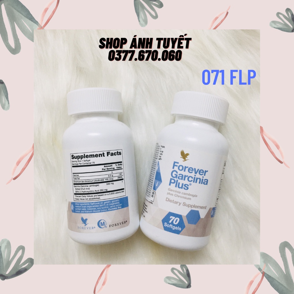 VIÊN GIẢM CÂN Forever Garcinia Plus #071flp. 70 viên/lọ.
