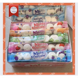 Kẹo bông Marshmallow nhân mứt chảy vị trái cây Thái Lan