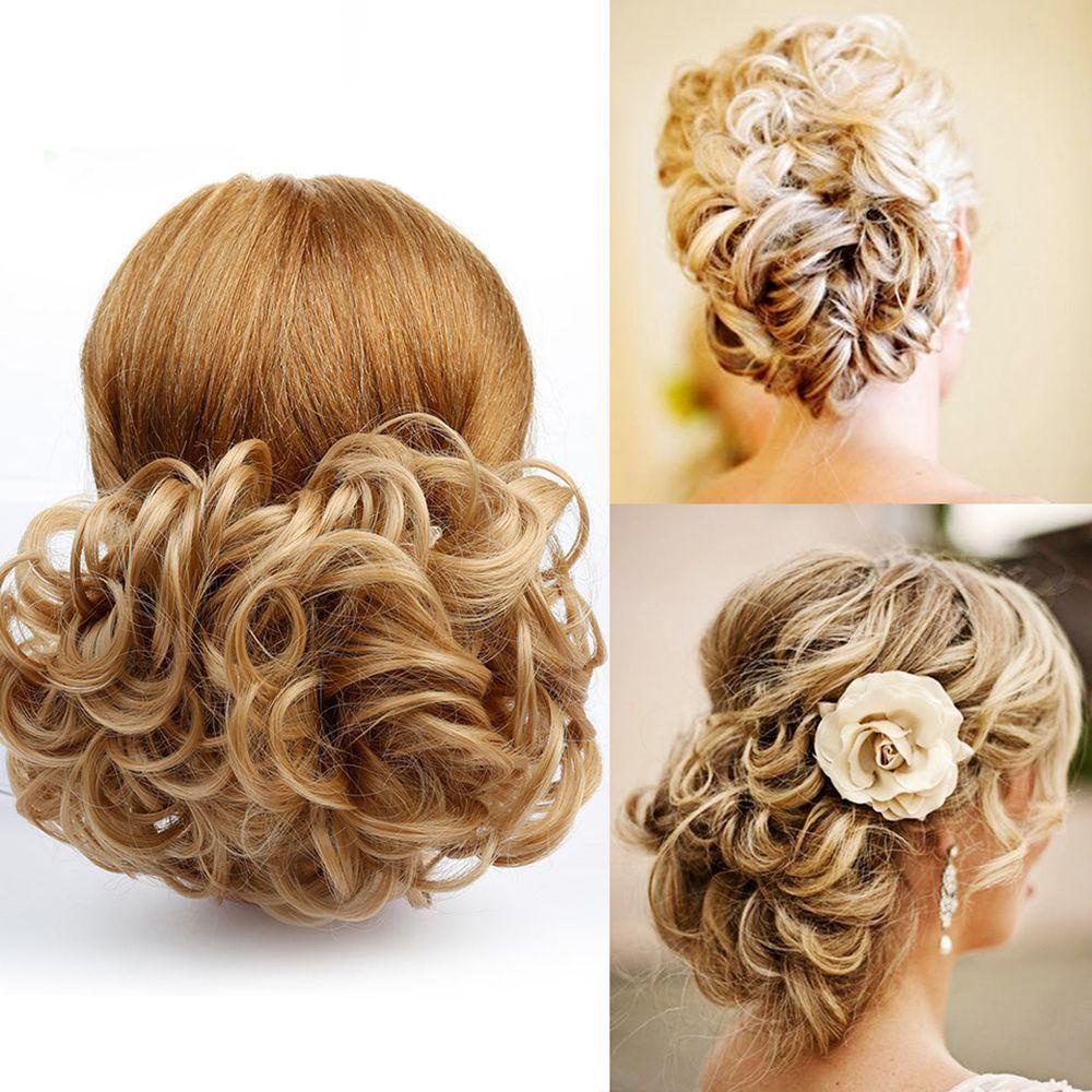 ANEMONE Búi Tóc Giả Bằng Sợi Tổng Hợp Dành Cho Nữ