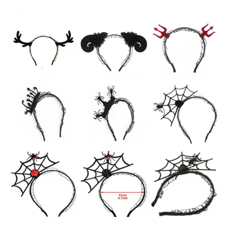 Cài tóc dao xiên đầu cosplay halloween hài hước phong cách Hàn Quốc