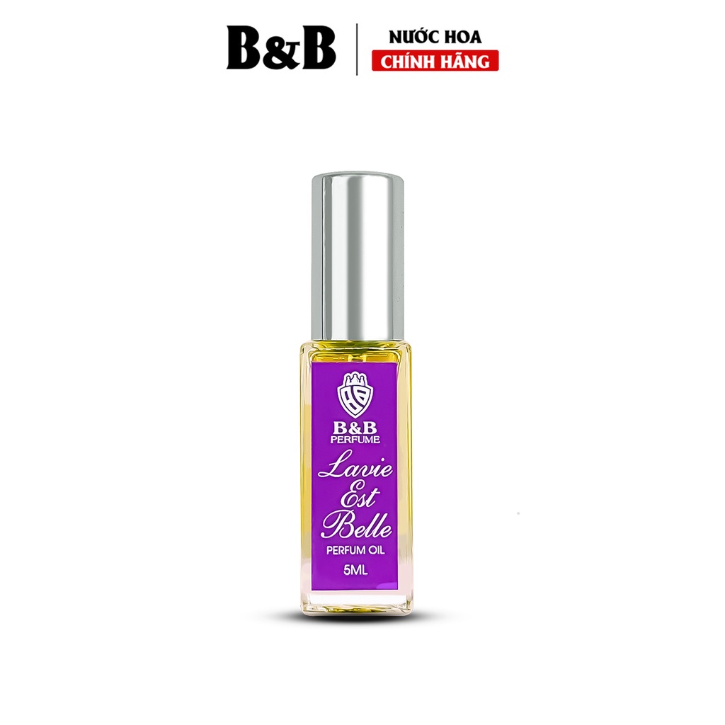 Tinh dầu nước hoa nữ B&B Test Lavie Est Belle 5ml lưu hương cực lâu phong cách Pháp
