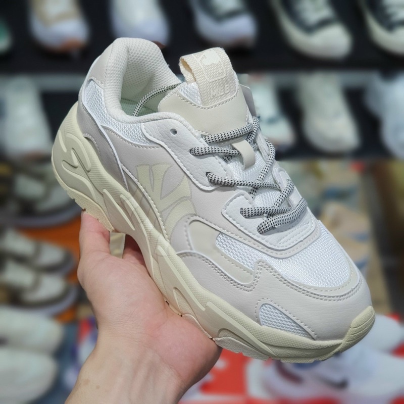 GIÀY THỂ THAO SNEAKER MLB CHUNKY BIG BALL MLB XÁM NÂU ĐỘN ĐẾ ẢNH THẬT SHOP TỰ CHỤP