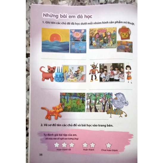 Vở bài tập Mĩ Thuật lớp 2 + Bút chì 2B