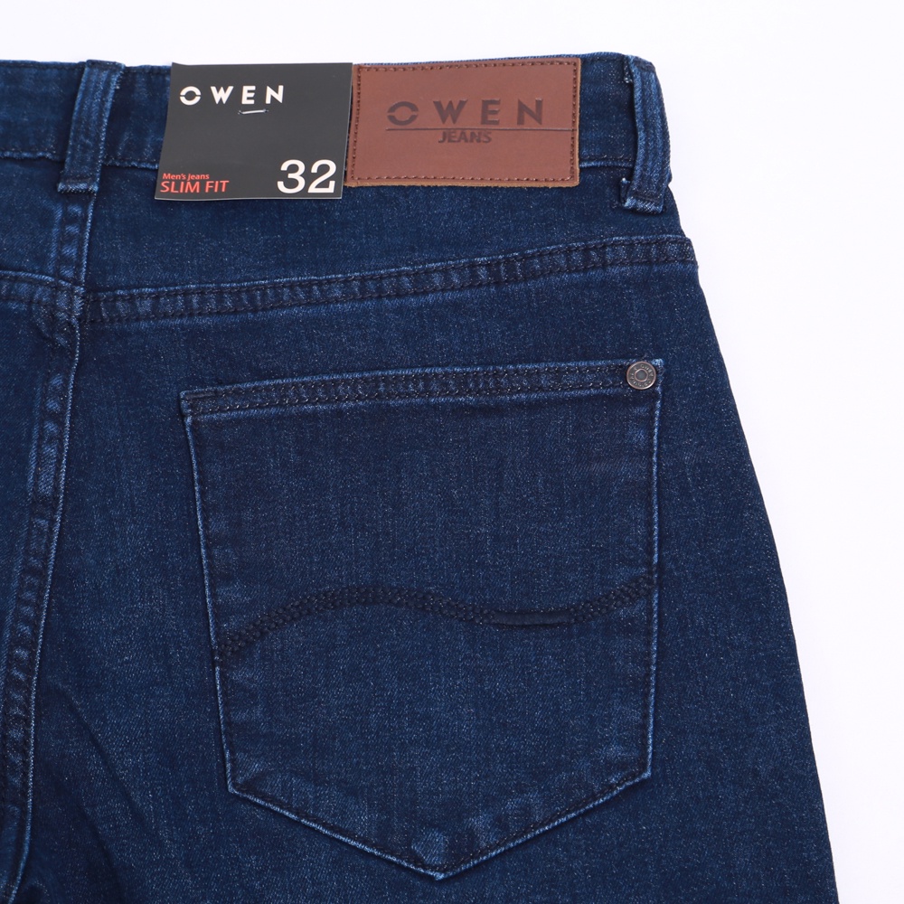 OWEN - Quần jeans Slim Fit Xanh - QJSL221496