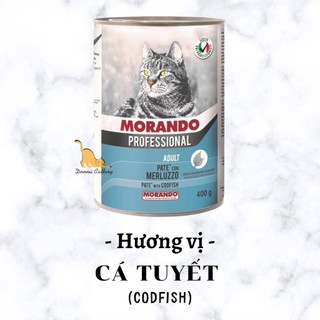 [HOẢ TỐC] COMBO 12 LON PATE MORANDO MIX VỊ 400g*12 lon