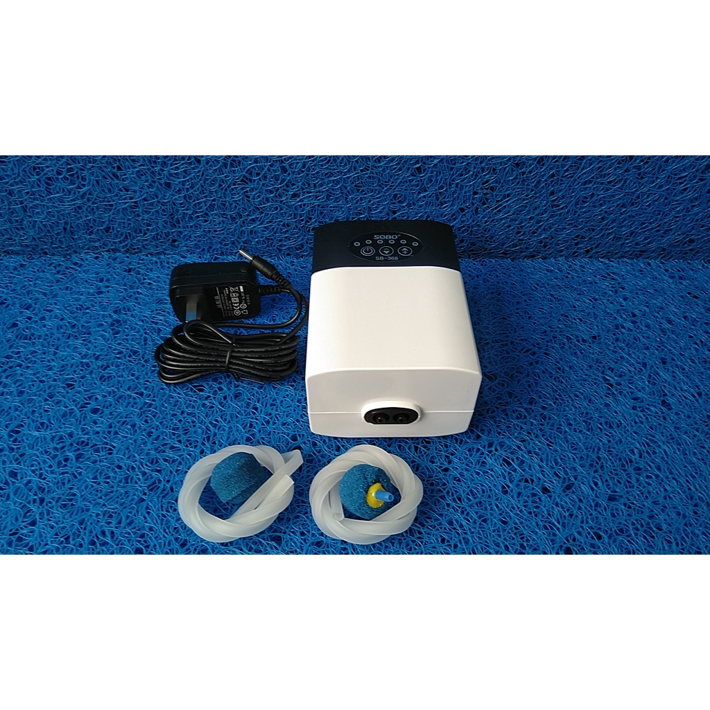 [Tặng phụ kiện] Máy sủi khí tích điện giảm ồn SOBO dùng cho hồ cá [SB-168-268-368-468-568].