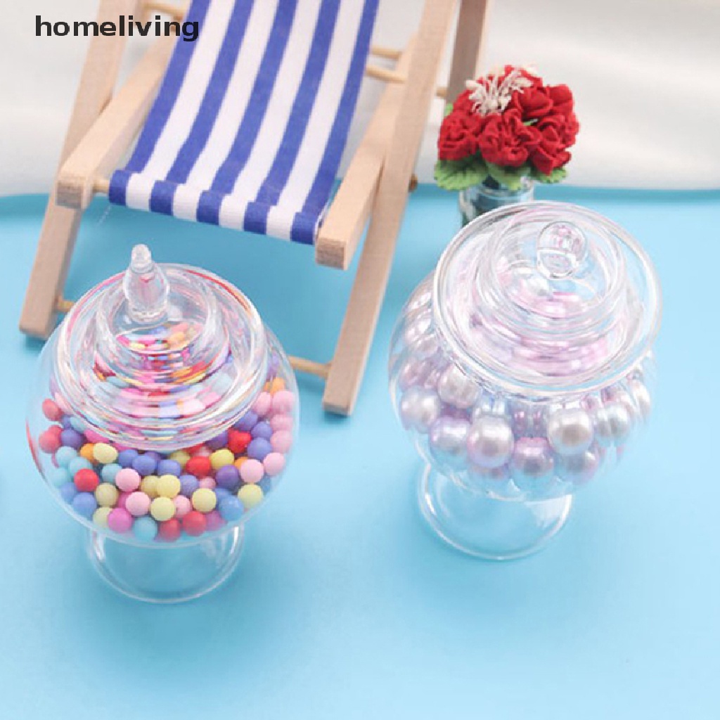 Hũ Đựng Kẹo / Bánh Quy Mini Tỉ Lệ 1: 12 Độc Đáo Trang Trí Nhà Búp Bê