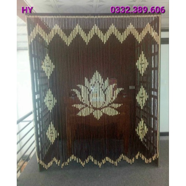 Mành hạt gỗ phòng thờ !